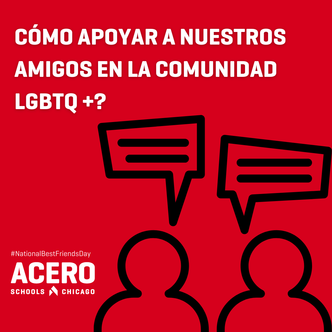 How to support your friends in the LGBTQ+ Community? Spanish